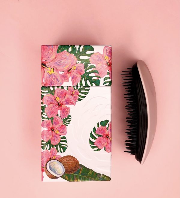 Расческа для волос home black cotton candy от IKOO