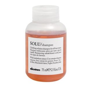 Davines SOLU shampoo 75 мл / Активно глубоко очищающий и освежающий шампунь