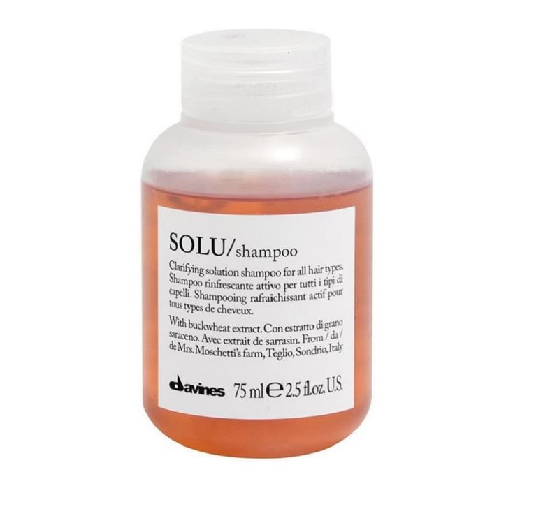 Активно освежающий шампунь для волос Davines SOLU shampoo, 75мл